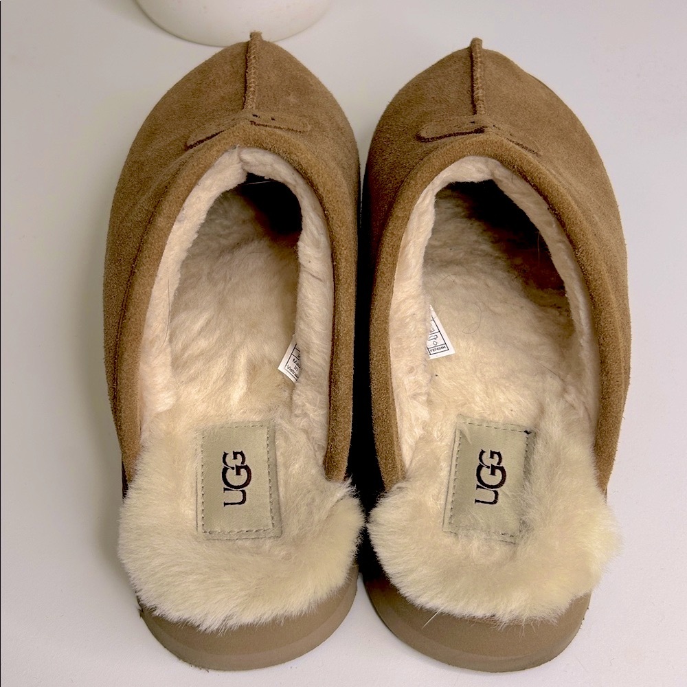 UGG authentic Discoquette slide slippers-size 8-Chestnut and tan - Picture 6 of 9